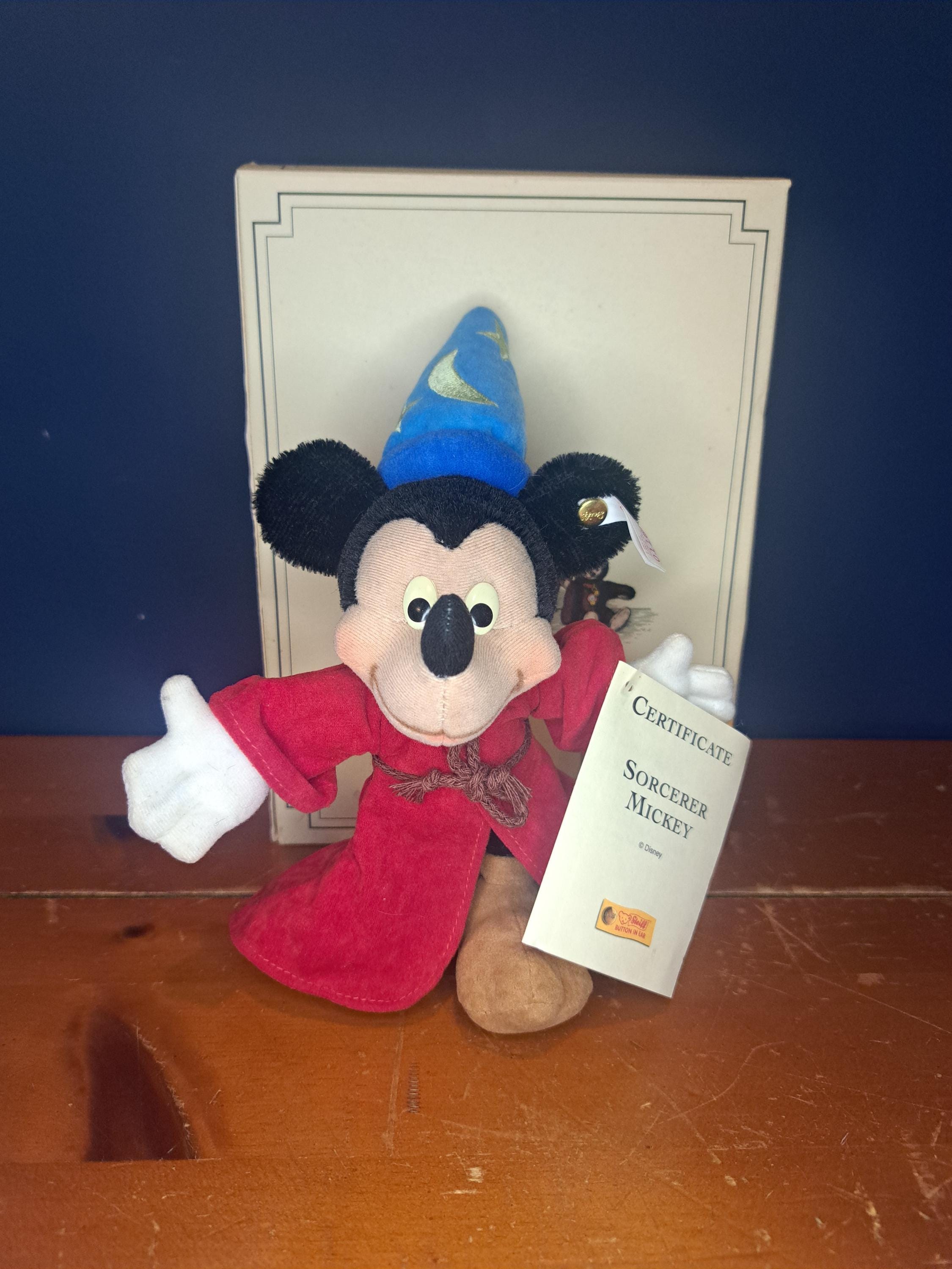 Steiff Mickey Mouse - Etsy