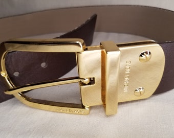 Vintage Michael Kors Womens White Leather O Ring Waist Y2K  display picture 1