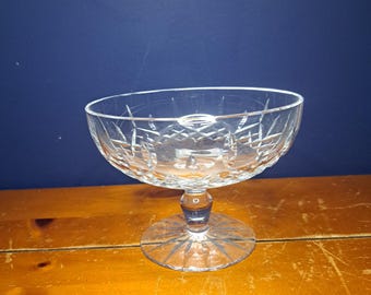Vintage Waterford Lismore Footed Candy Bowl, Vintage Candy Dish by Waterford, Waterford Crystal Candy Dish in Lismore Pattern, Candy Dish