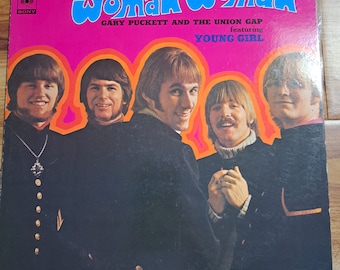 Vintage Vinyl Album Gary Puckett and the Union Gap, Woman Woman Album, SONP 50006, CBS Records, Vintage Vinyl Made in Japan