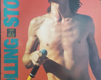 Vintage The Rolling Stones Tear Out Poster Book with 12 Tear Out Posters Book is Complete