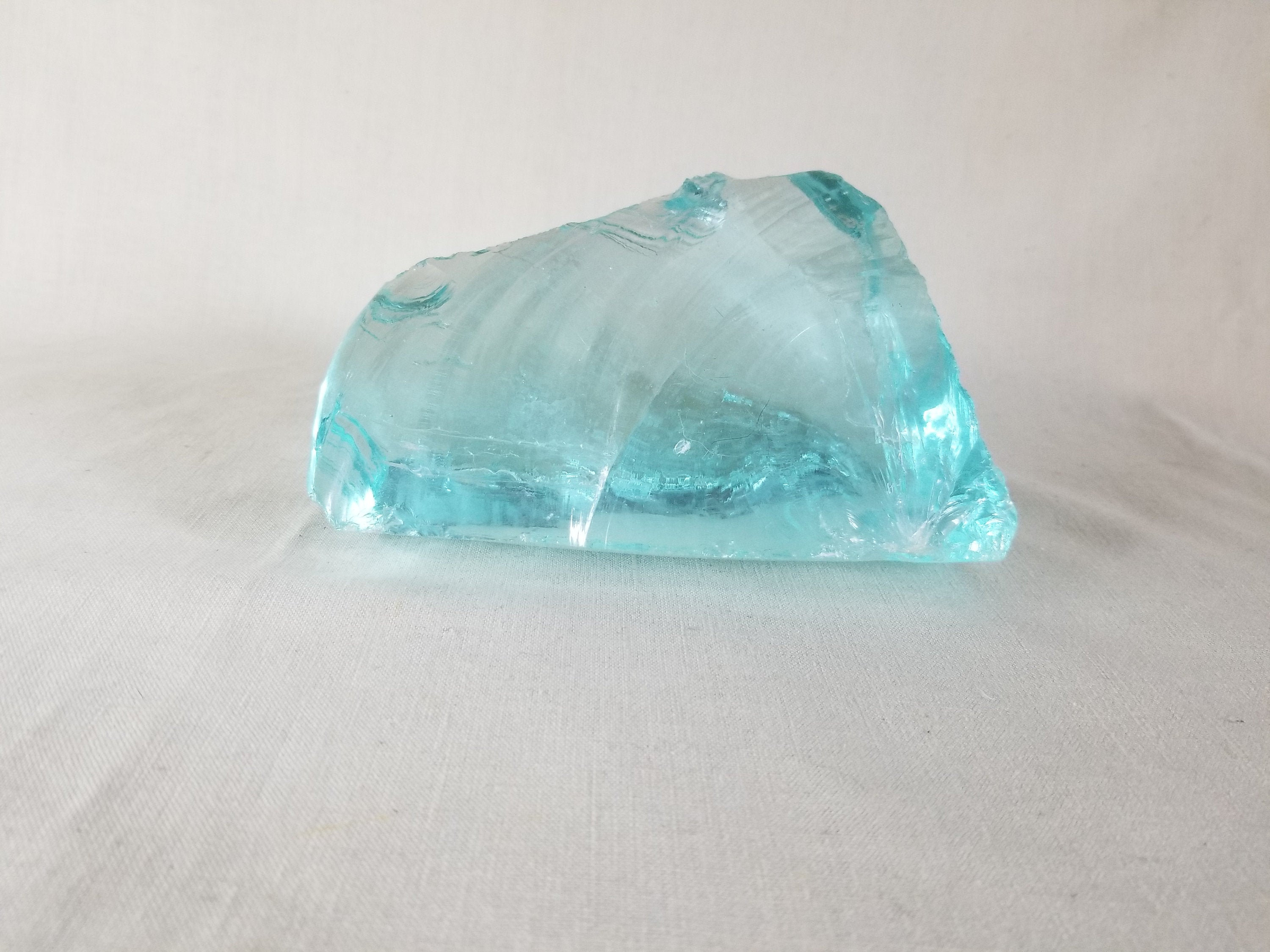 Blue Slag Glass Chunks for sale Only 4 left at 70