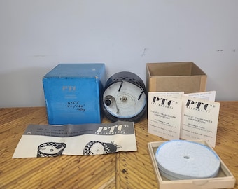 PTC vintage, Pacific Transducer Corporation Instruments, enregistrement de la température à 615 °C, boîte pleine