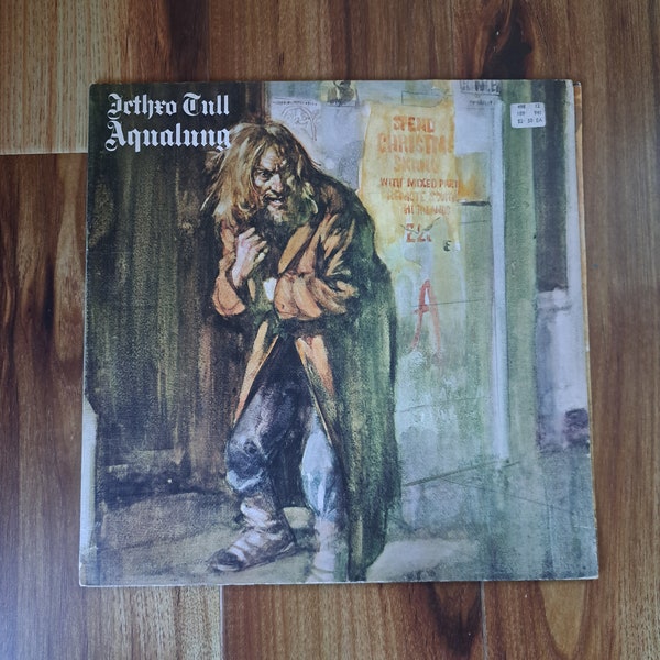 Vintage Vinyl, Aqualung by Jethro Tull, Chrysalis Records, ILPS 9145, Gatefold Classic Rock Album