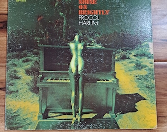 Vintage Procol Harum, Shine on Brightly Record Album, Vintage Vinyl Procol Harum, Monarch Pressing, A & M Records