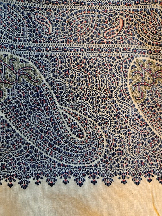 Sciarpa In Viscosa Motivo Paisley Stile Pashmina - Lunga 180 Cm Con Nappe, Ideale Per Donne - Foto 7
