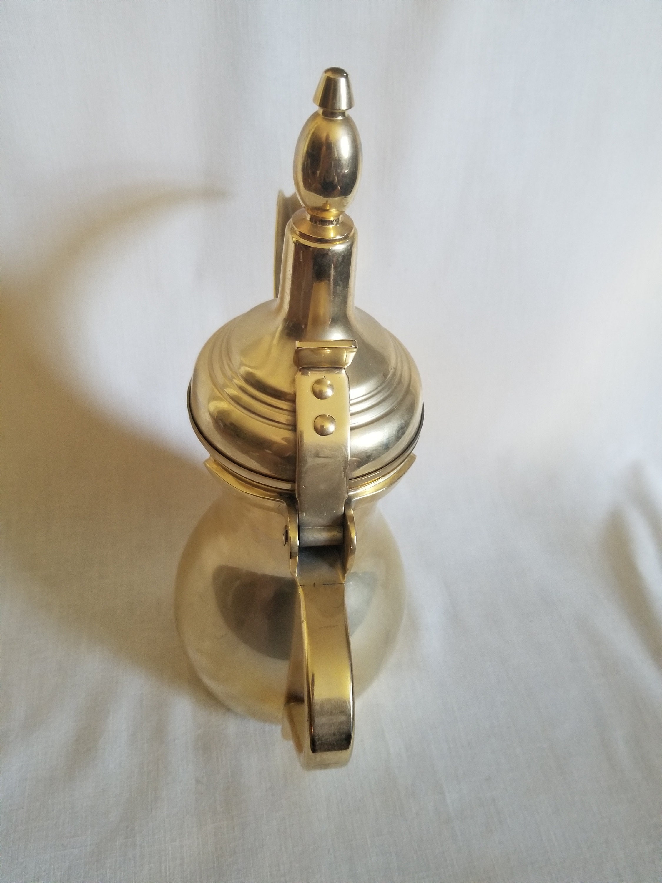 ヴィンテージ真鍮アラビア水差し - 真鍮コーヒーポット - 韓国製