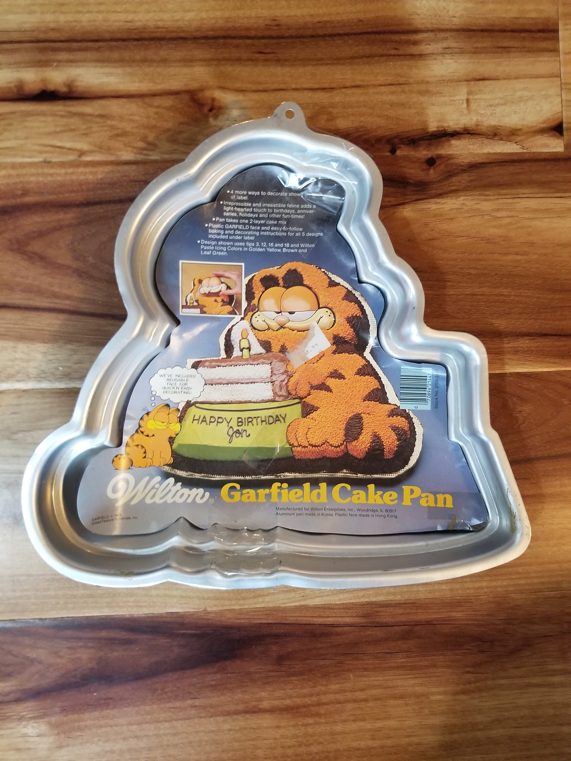 Garfield cake pan cheap