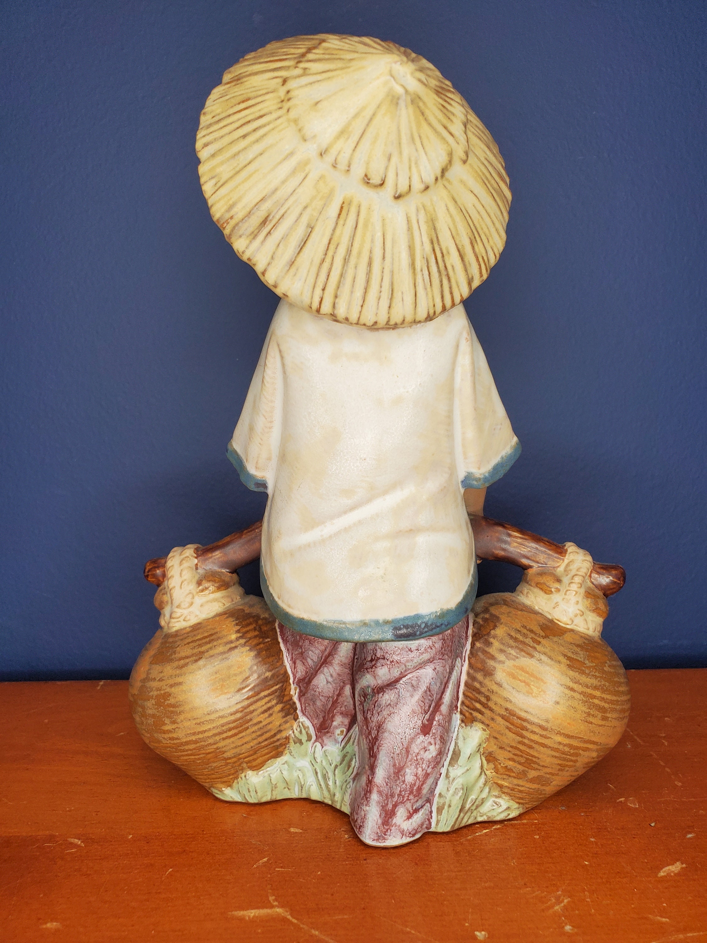 Vintage RARE Lladro Chinese Boy Carrying Water Jugs 2153 - Etsy