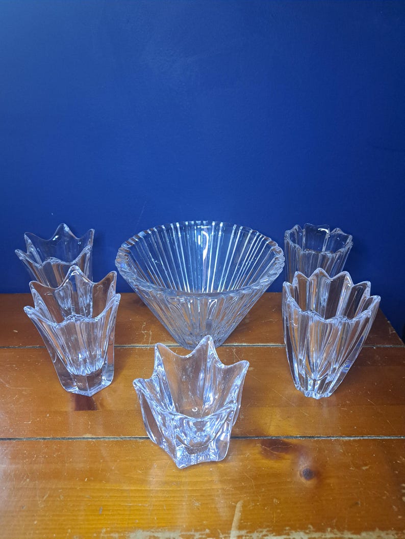 Items With Ridges Vintage Orrefors Crystal Vase, Vintage Orrefors Crystal Corona Vase ...