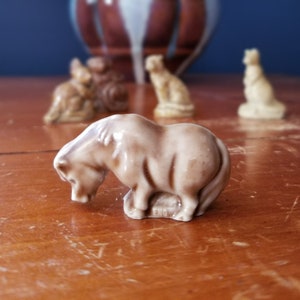 Vintage Wade Whimsy - Pony - Beige/Brown