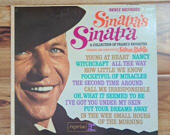 Vintage Vinyl Frank Sinatra Record Album, Sinatra's Sinatra, Frank Sinatra's Album Sinatra, Reprise Records, Big Band Jazz Swing,