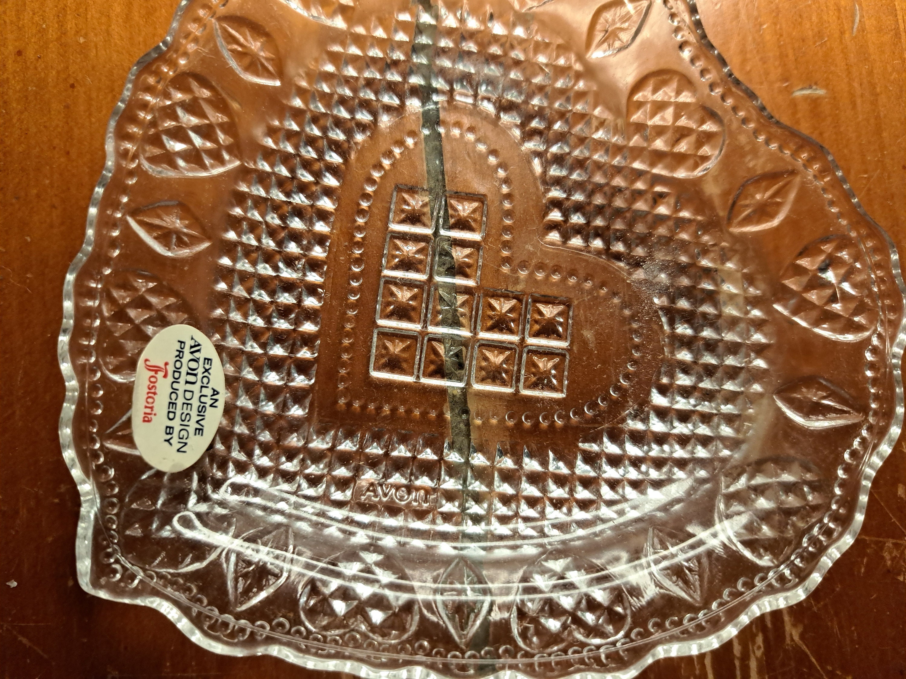 AVON エイヴォン　ハンドシェープディッシュ Vintage Avon Heart and Diamond Soap Dish and Soap, Vintage
