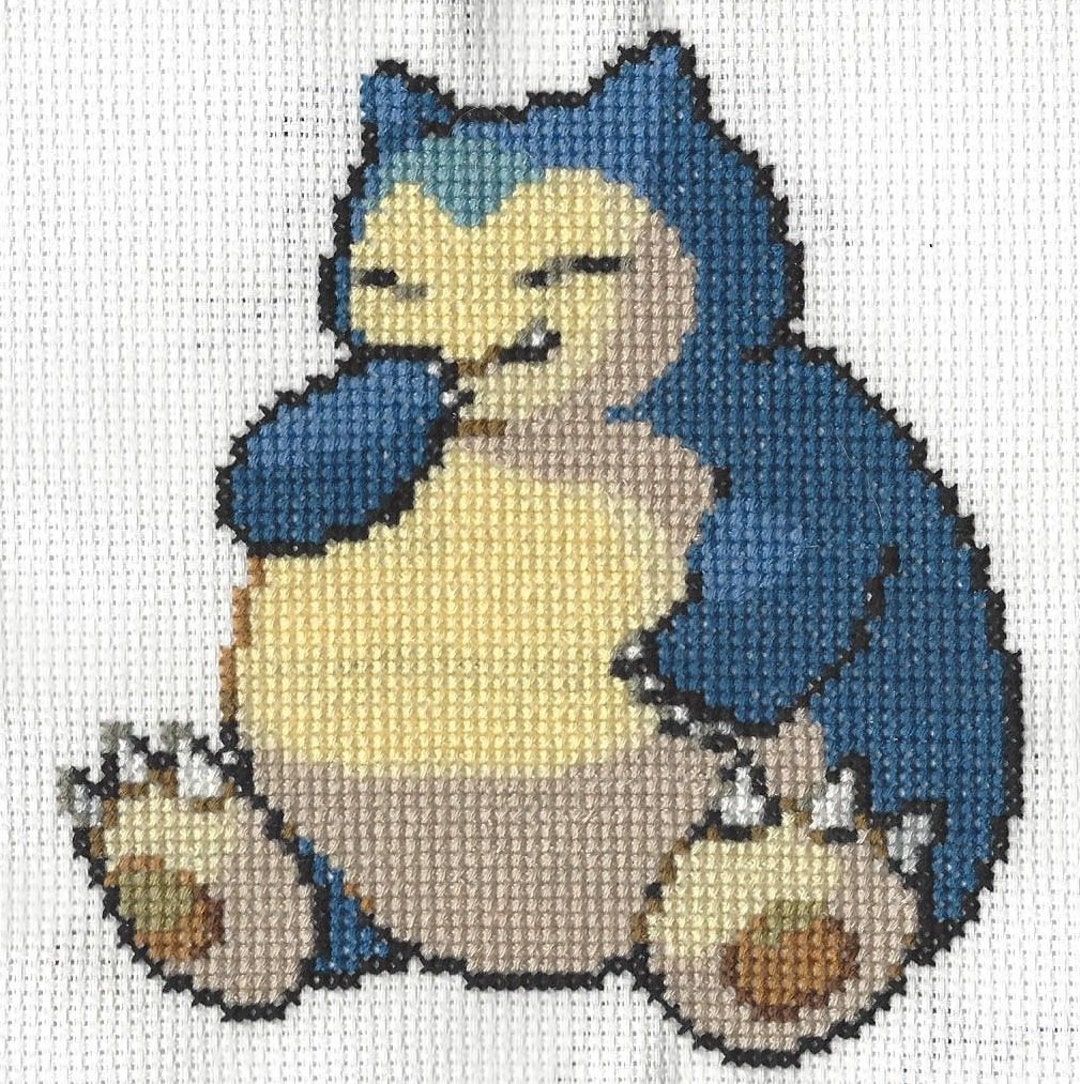 15 Pokemon cross stitch - Gathered