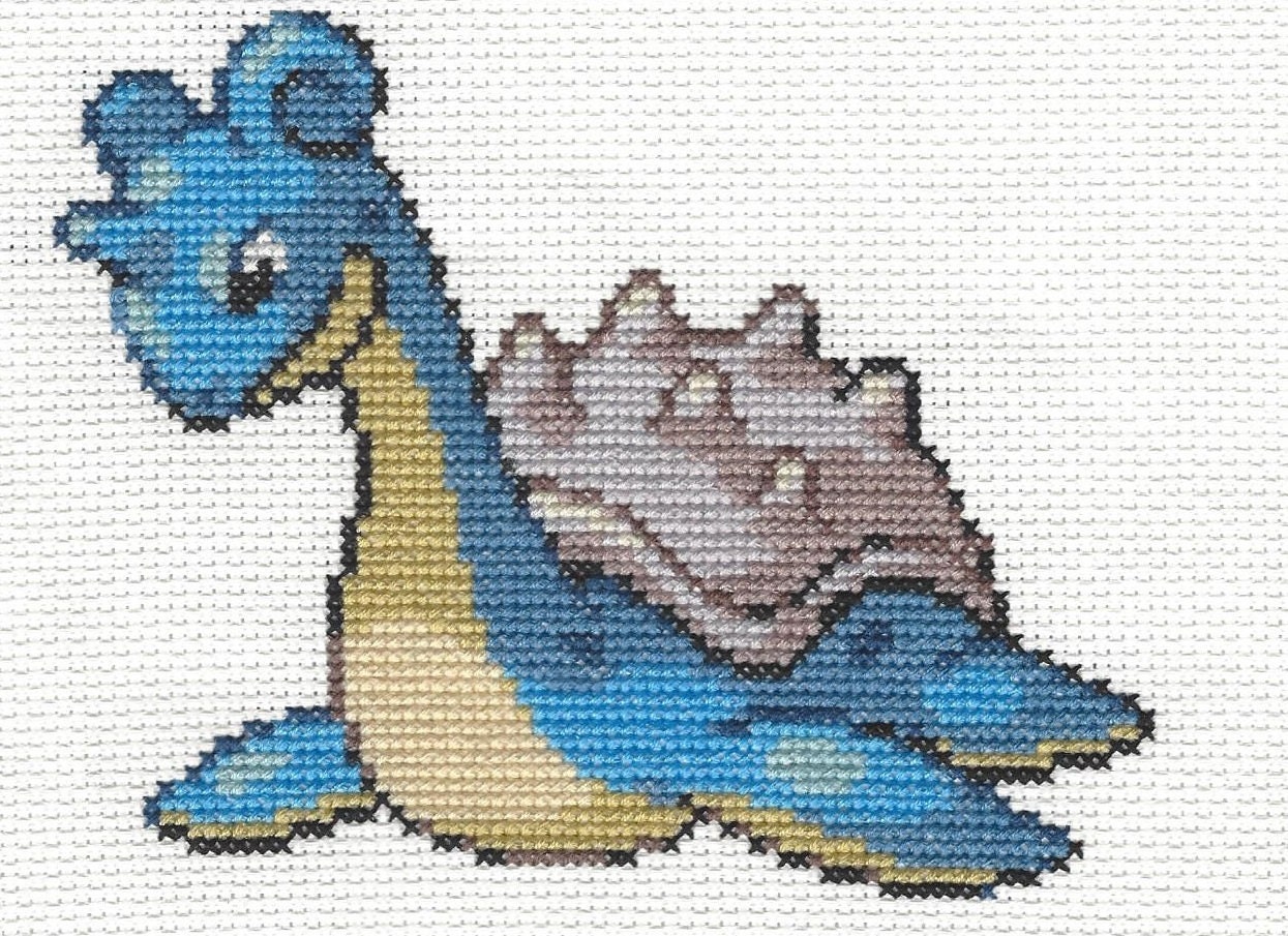Pokémon, Lapras, pattern HD Wallpaper