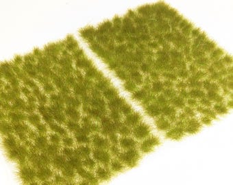 6mm SPRING GREEN GRASS: 250 Self-Adhesive Tufts Multi-Scale Scenery detail