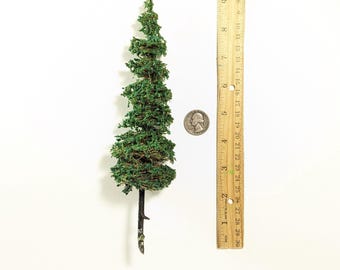 8" PINE TREE HO O Scale Model Tree Railroad Scenery