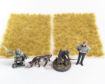 6mm HARVEST GRASS: 250 Self-Adhesive Tufts Multi-Scale Scenery details