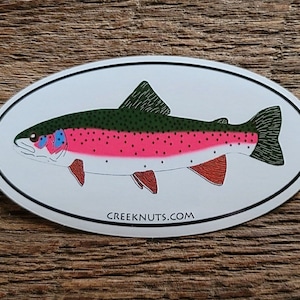 Rainbow Trout Sticker Decal