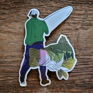 Set It! Largemouth Bass Sticker Decal