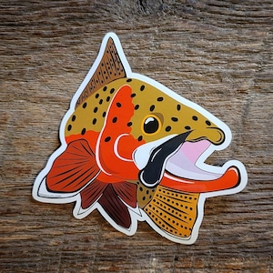 Cutthroat Trout Kype Sticker Decal