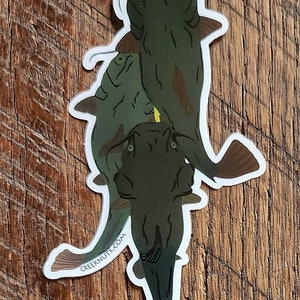 Catfish Stringer Sticker Decal
