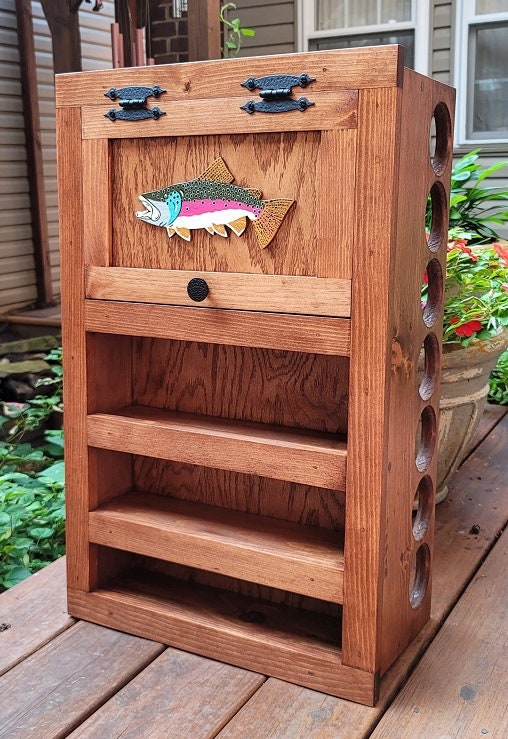 The Kinniconnick Creek Fly Rod & Reel Storage Cabinet -  Norway