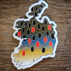 Ireland Brown Trout Sticker Decal