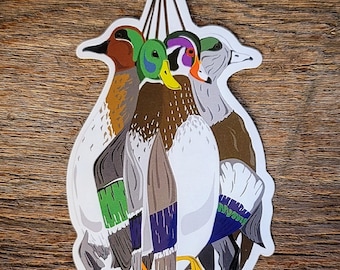 Mixed Bag Duck Hunt Sticker Decal