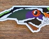 North Carolina Wood Duck Sticker Decal