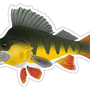 Perch Sticker Decal - Etsy