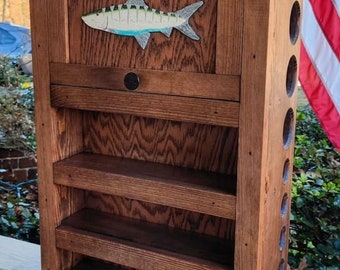 The Kinniconnick Creek Fly Rod & Reel Storage Cabinet