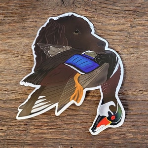 Boykin Spaniel Stickers Decals with Pheasants, Quail, Waterfowl