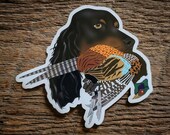 Gordon Setter with Pheasant Sticker Decal