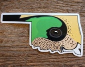 Oklahoma Widgeon Duck Sticker Decal
