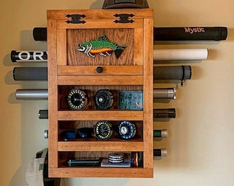 The Kinniconnick Creek Fly Rod & Reel Storage Cabinet -  Canada