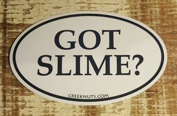 Fishing Bumper Stickers MUSKY MUSKIE 5/" x 3/" decals fly fishing rods GOT SLIME