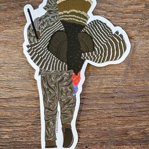 Turkey Hunter Sticker Decal