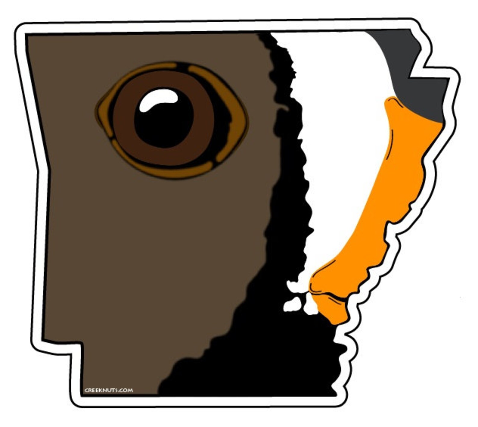 Arkansas Specklebelly Goose Sticker Decal Etsy