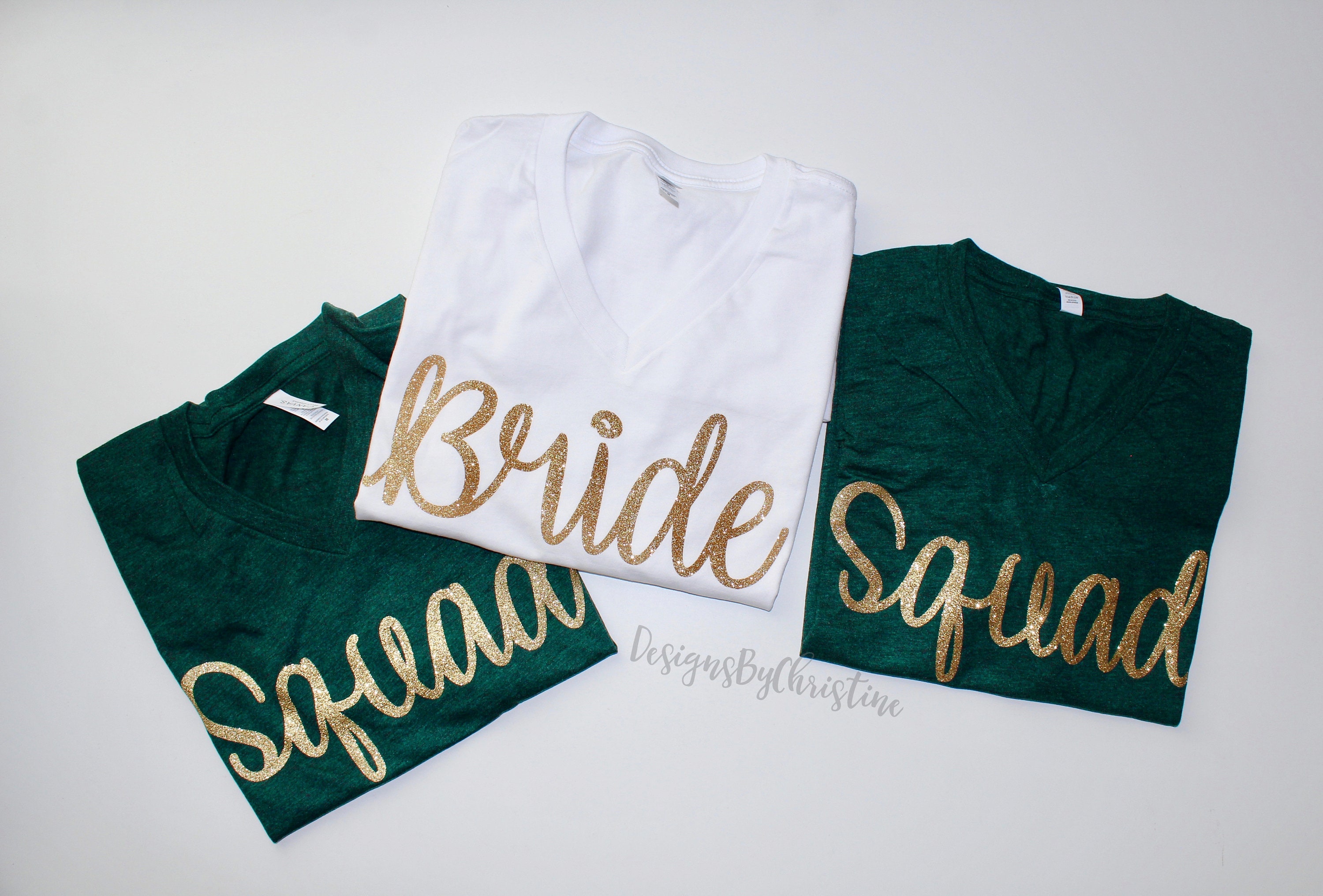 bridesmaid squad shirts