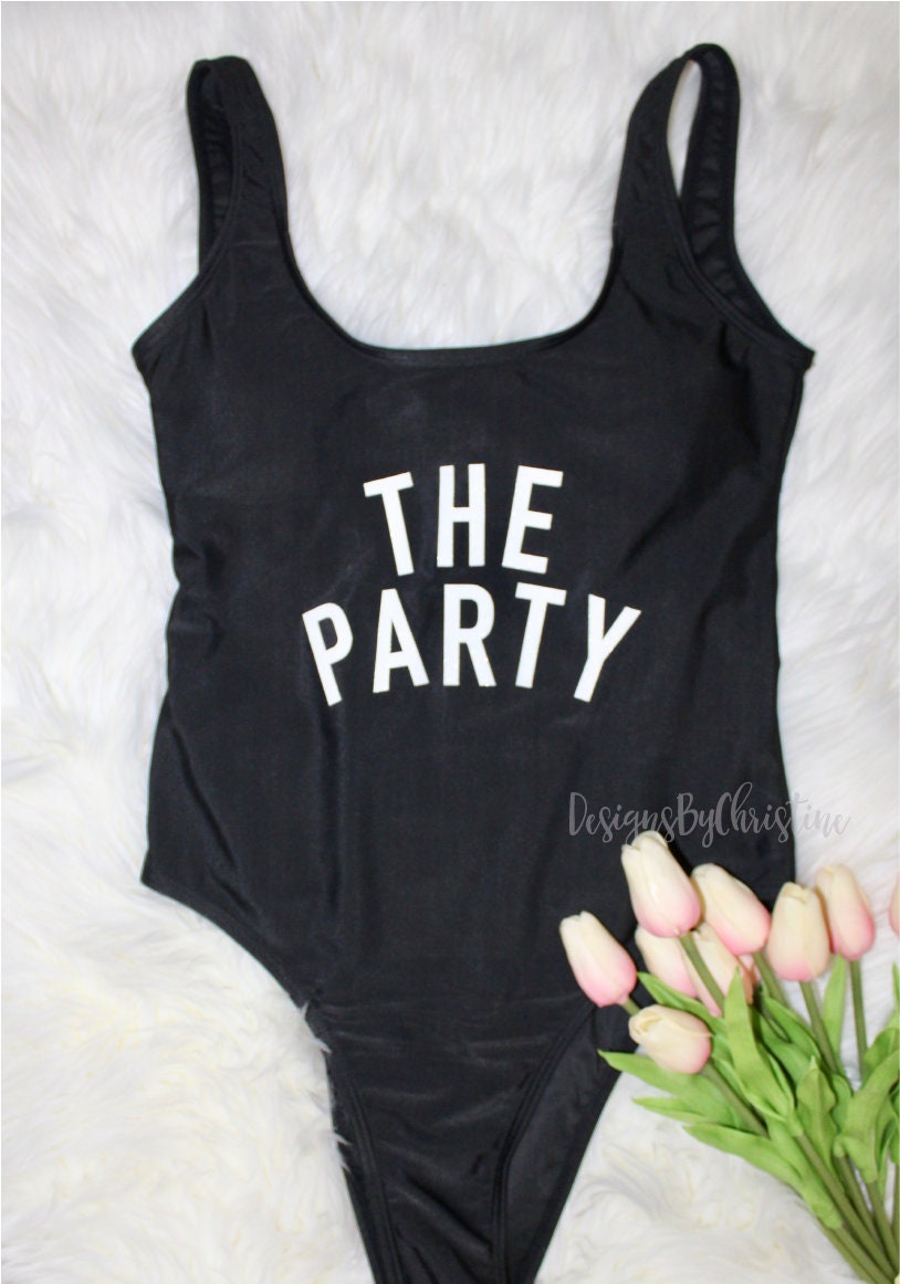 wife of the party bathing suit