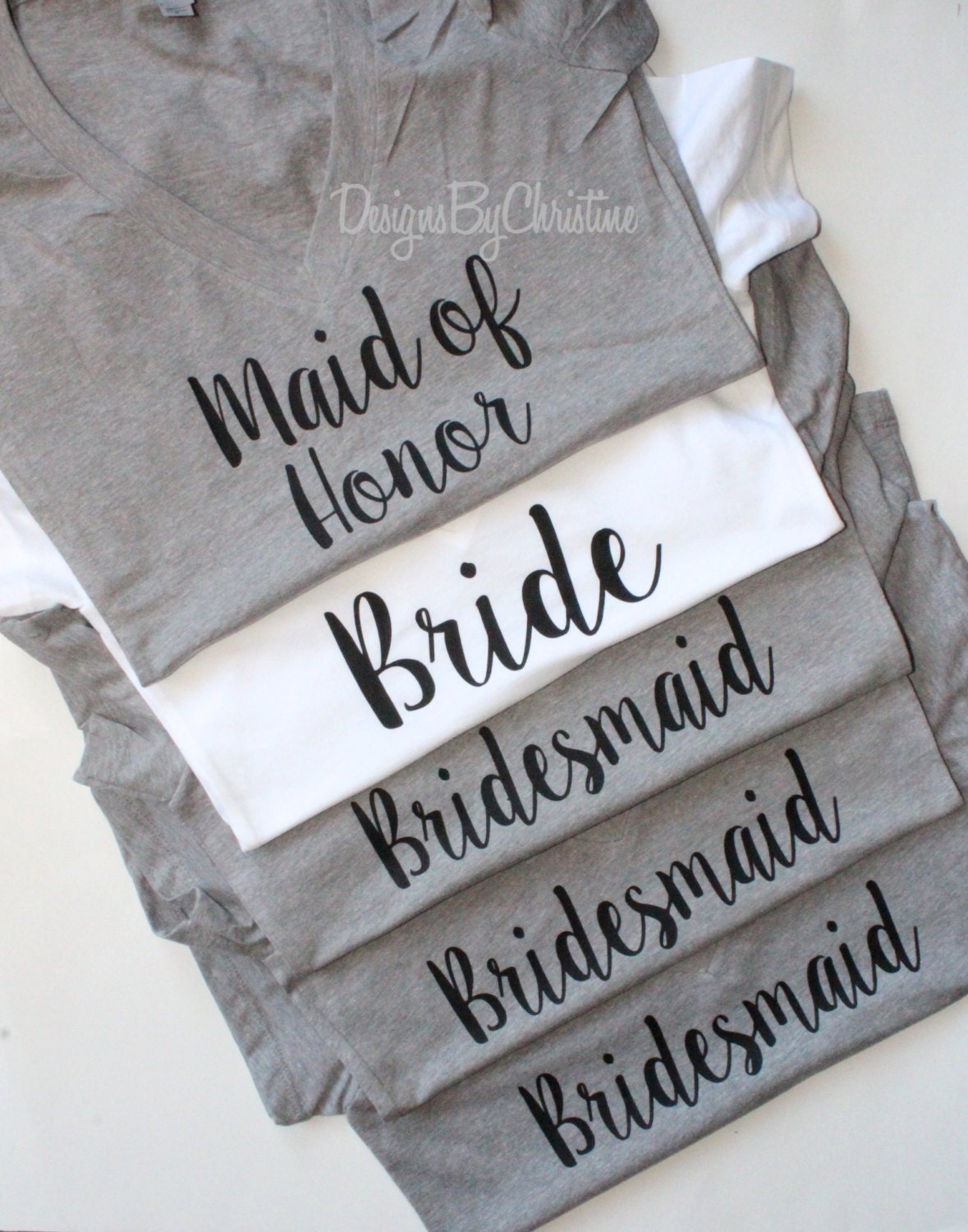 Bridal Party Shirt Set. Bridal Party Shirts. Bridesmaid Etsy