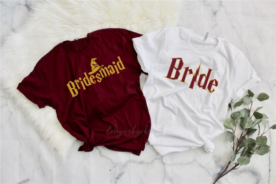 Wizard Themed Bachelorette Party Shirts 