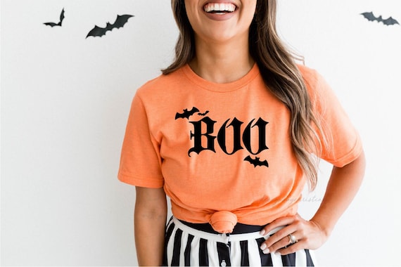 Boo shirt | halloween shirt | Boo shirt | Fall shirt | Boo bat shirt || family halloween shirt | Cute womens halloween shirt