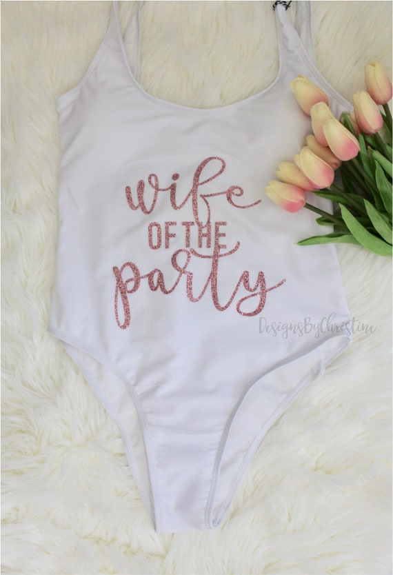 wife of the party bathing suit