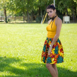 Aserεwa African Print Ankara Skirt