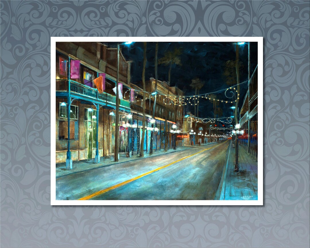 Ybor City Tampa Florida Art Print Great Gift Idea for Art Etsy