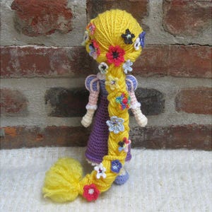 RAPUNZEL Amigurumi Pattern Crochet Doll Pattern Amigurumi Princess Pattern Tutorial PDF Plush Doll Girl image 2