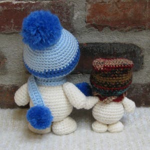 SNOWMAN & SNOWY  Amigurumi Pattern Crochet Doll Pattern image 4
