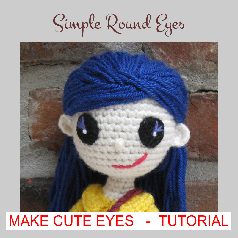 EYES for Amigurumi Dolls Amigurumi Pattern Crochet Doll Etsy